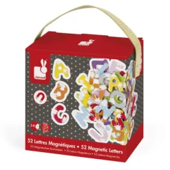 Janod 52 Lettres Magnetiques En Bois Splash- Tableaux, Ardoises