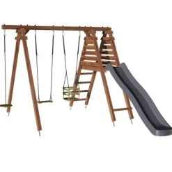 Soulet Aire De Jeux En Bois Fleur- Aires De Jeux