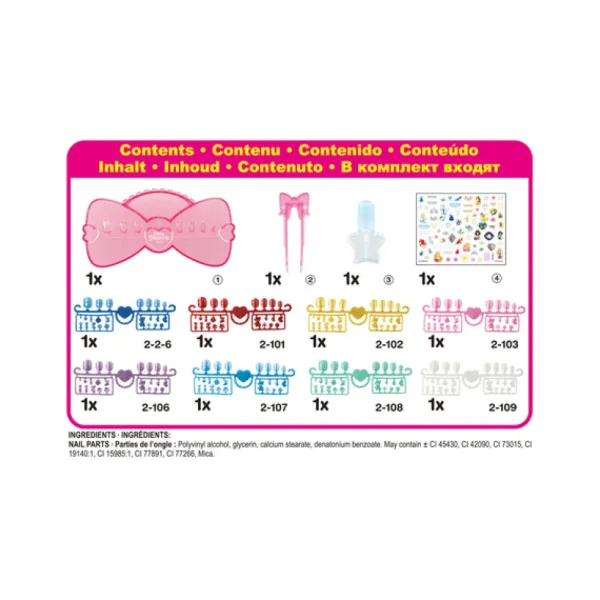 Aquabeads - 35006 - Le Coffret De Manucure Disney Princesses- Perles