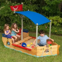 KidKraft Bac A Sable Bateau Pirates- Bacs À Sable