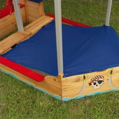 KidKraft Bac A Sable Bateau Pirates- Bacs À Sable