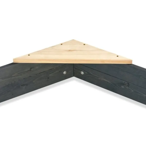 Exit Toys Bac A Sable En Bois Hexagonal Aksent 160 X 140 Cm- Bacs À Sable