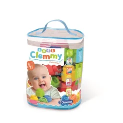Clementoni Briques A Empiler - 24 Pieces - Clemmy- Jouets À Emboîter, À Empiler