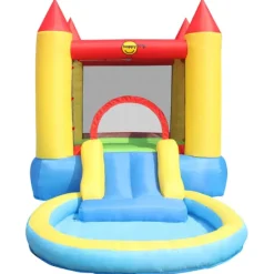 Swiftech Chateau Gonflable Avec Piscine- Châteaux Gonflables