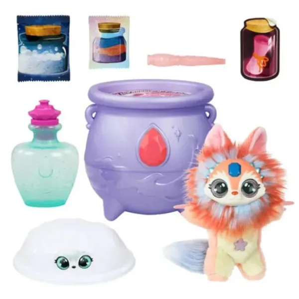 Moose Toys Peluches Interactives|Chaudron Magicolor Magic Mixies