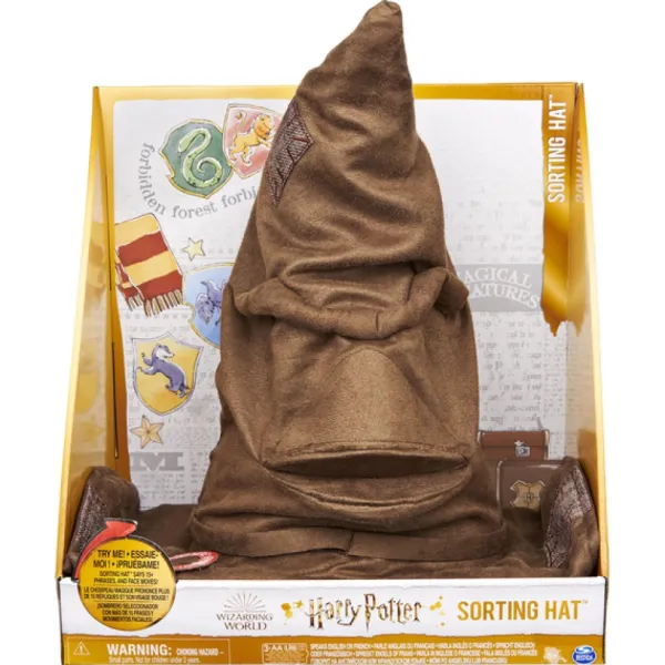 Spin Master Choixpeau Magique Interactif Bilingue - Harry Potter- Accessoires Déguisements