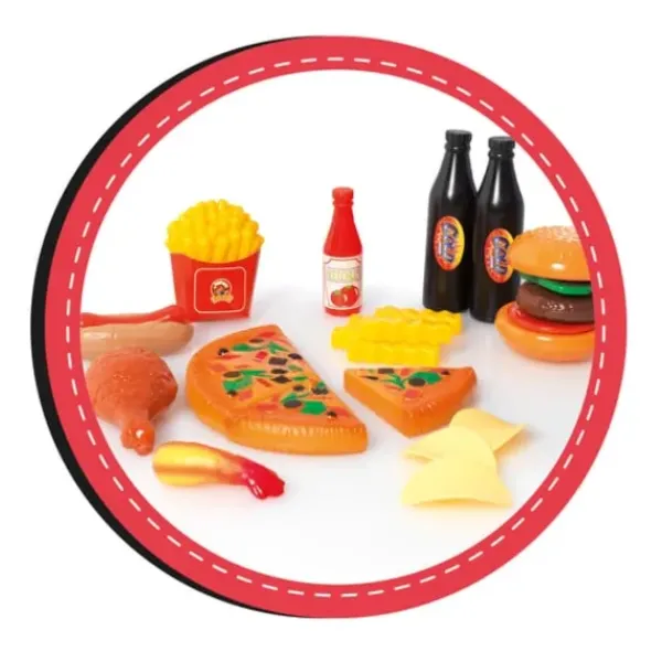 Funny Home Cuisine Et Dinette|Coffret 114 Accessoires Aliments
