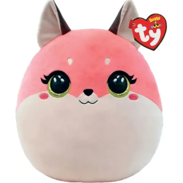 TY Peluches Animaux Et Autres|Coussin Squish A Boos Roxie Le Renard 40Cm