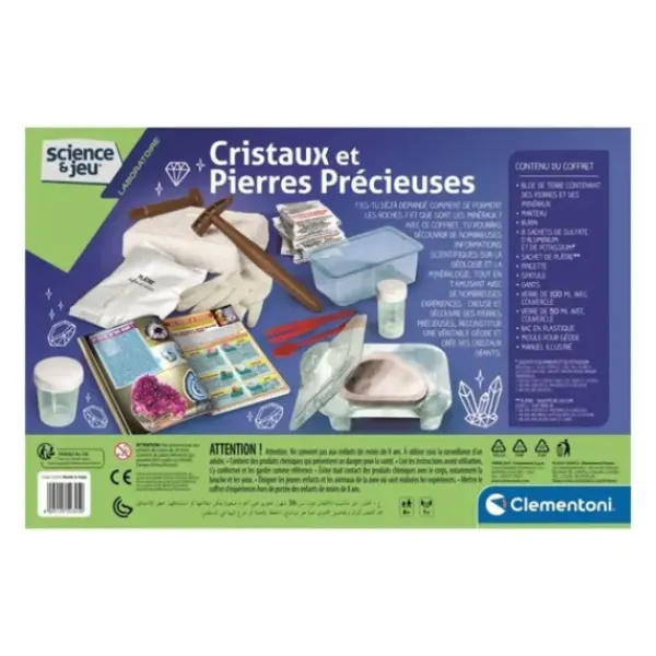 Clementoni Jeux Scientifiques|Cristaux Et Pierres Precieuses