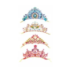 Djeco Diademes Mosaiques A Décorer Comme Une Princesse- Mosaïque, Sable Et Paillettes