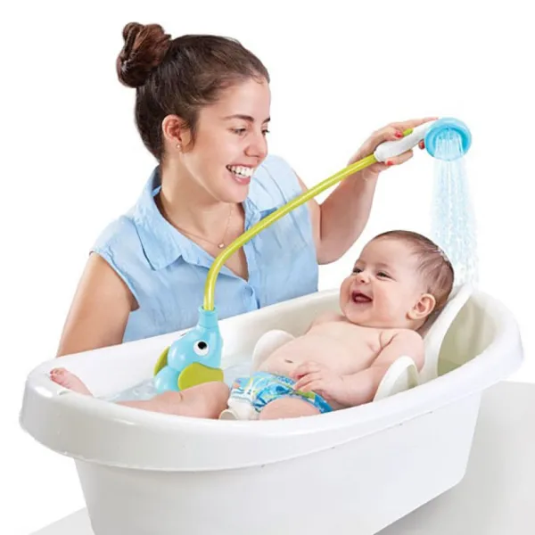 Yookidoo Douche De Bain Elephant Bleue- Jouets Pour Le Bain
