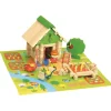 Jeujura La Maison Du Jardinier En Bois 50 Pieces- Planchettes Et Construction En Bois