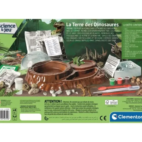 Clementoni Jeux Scientifiques|La Terre Des Dinosaures