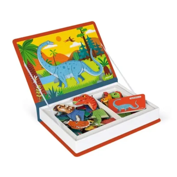 Janod Premiers Apprentissages|Magneti'Book - Les Dinosaures