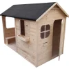 LG Distribution Maison En Bois Avec Patio- Cabanes Et Maisonnettes