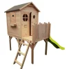 LG Distribution Maison En Bois Medas Avec Toboggan- Cabanes Et Maisonnettes