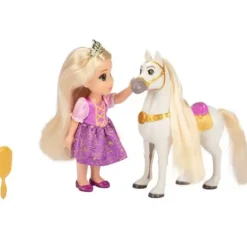 Jakks Pacific Mini Poupées|Mini Poupee 15 Cm Raiponce Et Maximus - Disney Princesses
