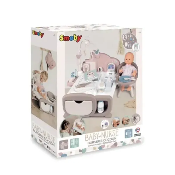 Smoby Accessoires Poupons|Nurserie Cocoon Baby Nurse