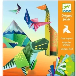 Djeco Origami Dinosaures- Découpage, Collage, Pliage
