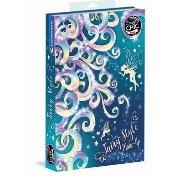 Clementoni Palette De Maquillage Fairy Style - Crazy Chic- Coiffure & Maquillage