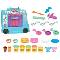 Play Doh Pate A Modeler - Le Marchand De Glace Ambulant Play-Doh- Pate À Modeler, Modelage Et Gravure