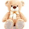 Ami Plush Ours En Peluche|Peluche Ours Assis Avec Noeud 35 Cm