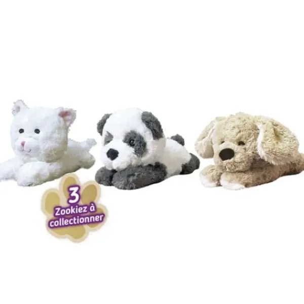 Lansay Peluches Animaux Et Autres|Peluche Zookies 30 Cm