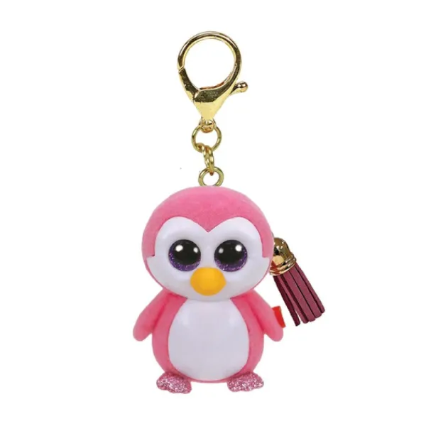 TY Porte-clés Mini Boos Clip - Glider Le Pingouin 10 Cm- Porte-clés