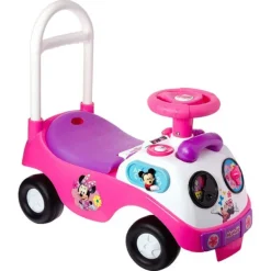 Kiddieland Porteur Minnie Avec Sons Et Lumieres Disney- Porteurs & Jouets À Bascules