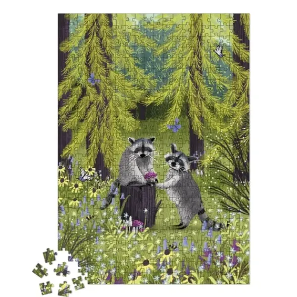 Janod Puzzles Enfants De 250 À 1000 Pièces|Puzzle 500 Pieces - Les Ratons Laveurs