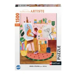 Nathan Jeux Puzzle 1500 À 3000 Pièces|Puzzle 1500 Pieces Atelier D'Artiste