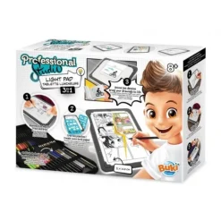 Buki Tablette Lumineuse 3 En 1 Professional Studio- Dessin Et Peinture