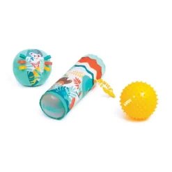 Ludi Tapis Dalles Animaux Avec Rouleau Et Balles- Coffret Cadeaux, Naissance
