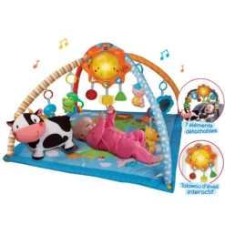 VTech Tapis D'éveil - Lumi Tapis Des P'Tits Copains- Tapis D'éveil