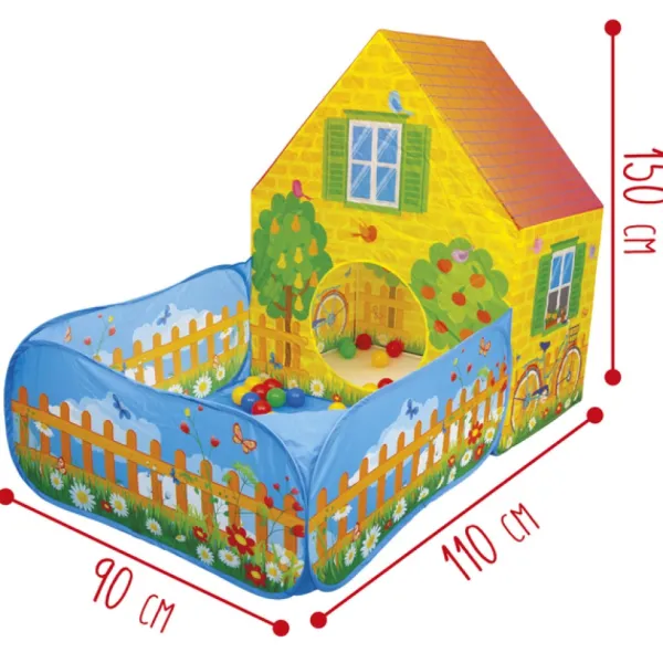 SUN and SPORT Tente De Jardin A Balles- Cabanes Et Maisonnettes