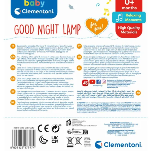 Clementoni Veilleuse Luciole - Baby- Veilleuses