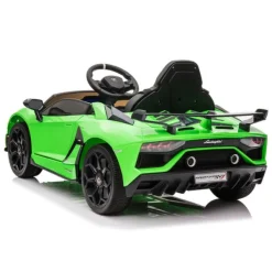 SUN and SPORT Voiture Electrique Lamborghini Vert - 12 V- Voitures Électriques