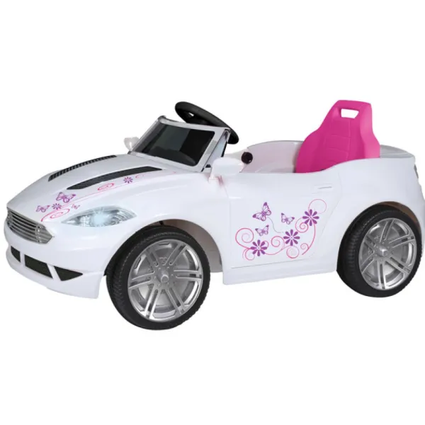 SUN and SPORT Voiture Electrique 6V Blanche- Voitures Électriques